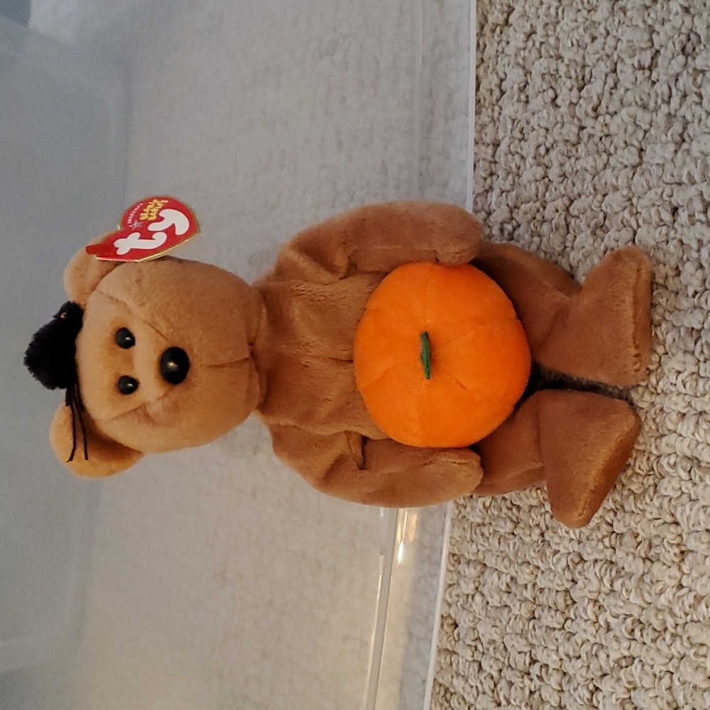 TY Beanie Baby - HOCUS the Halloween Bear (9 inch)